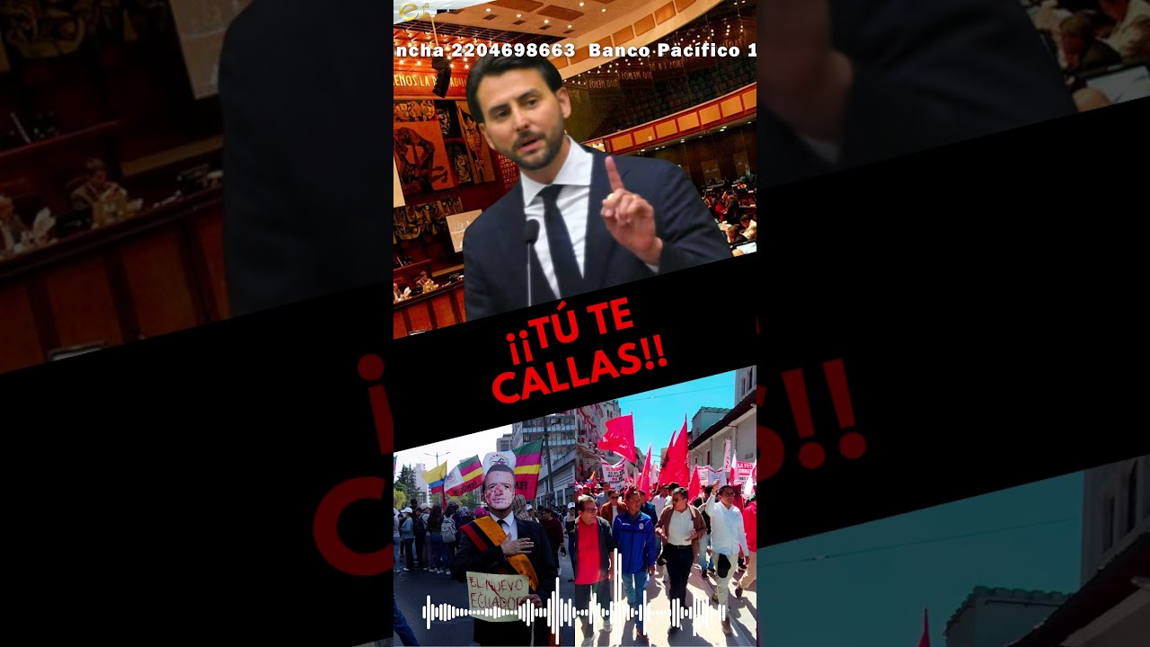 &iexcl;&iexcl;T&Uacute; TE CALLAS!!  #ecuador #ecuadorinmediato #franciscoherreraarauz