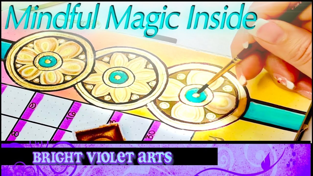Mindful Bullet Journal Setup with Sunrise Art Magic