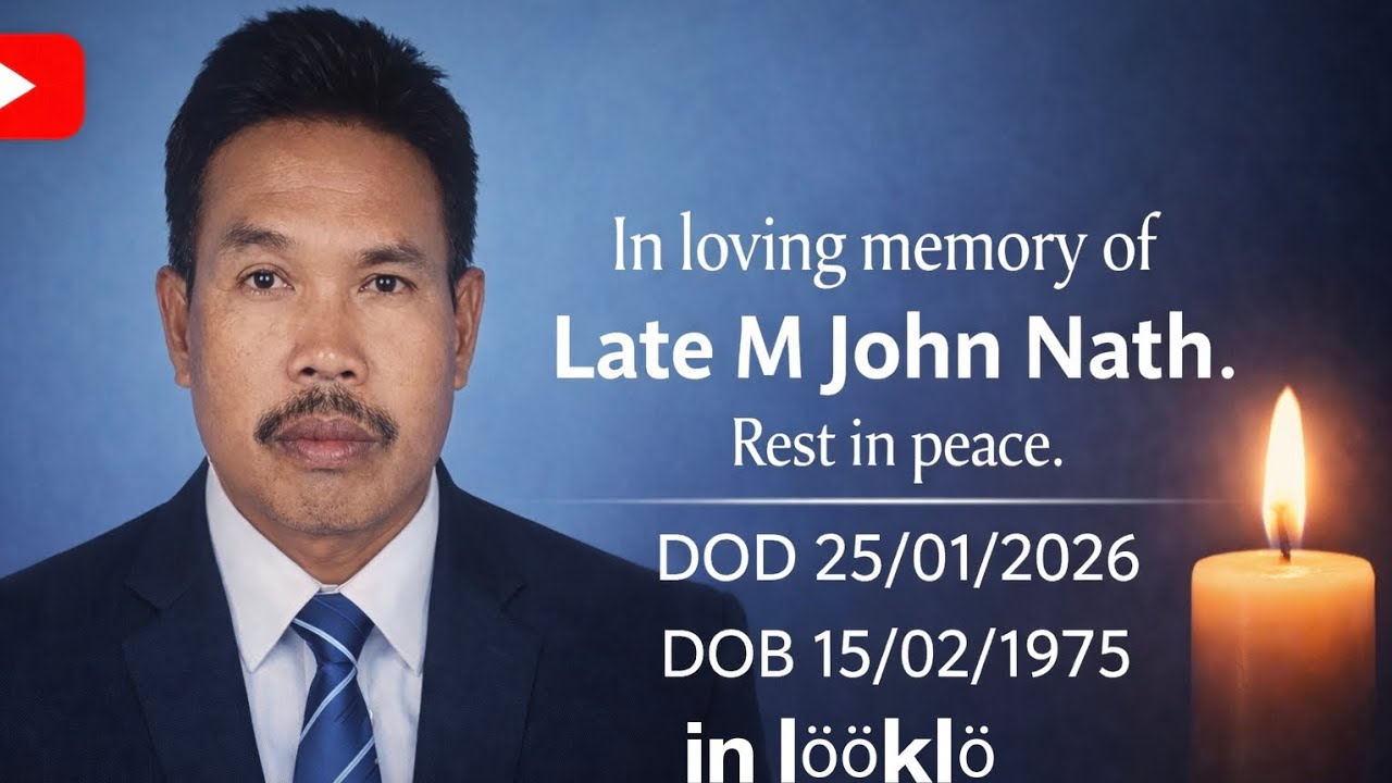 In loving memory of Late. M John Nath #youtube 