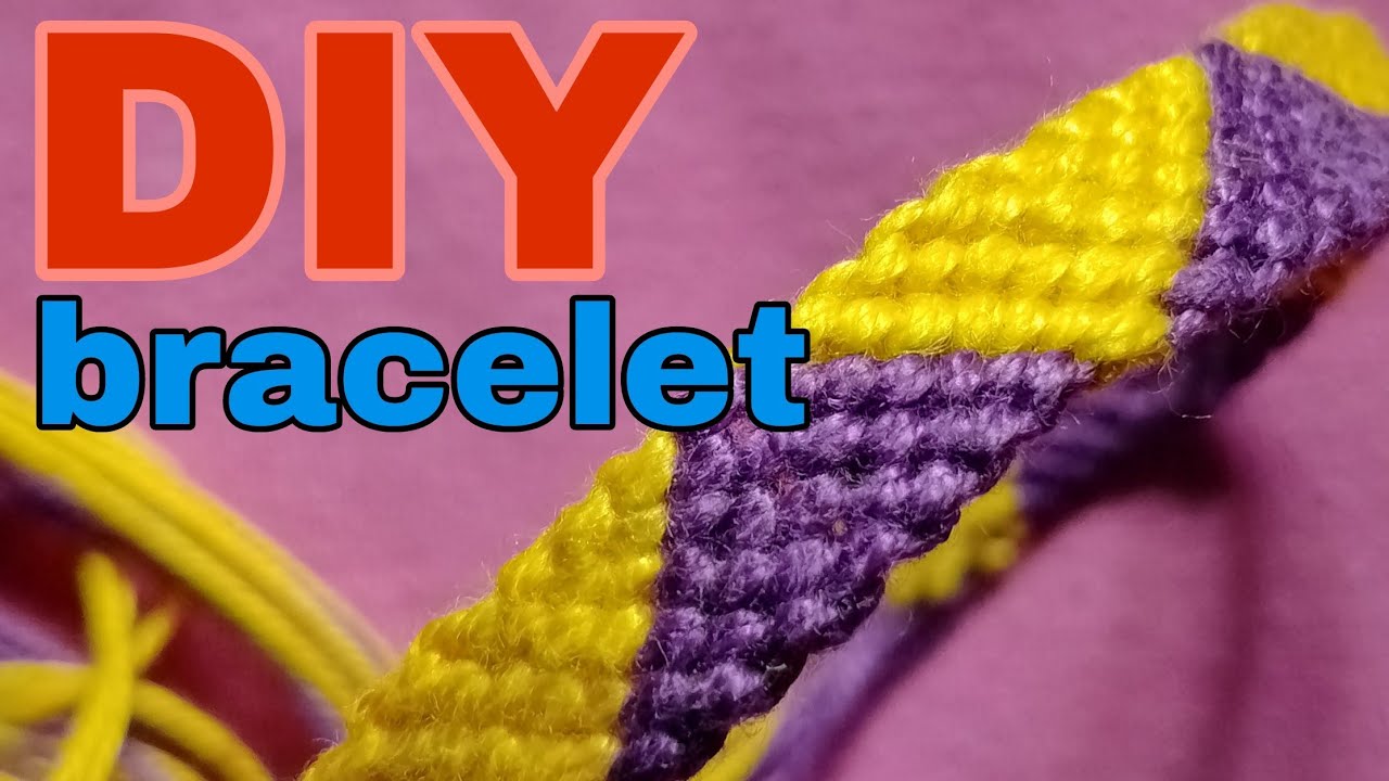 TRIANGLE BRACELET #macrame #chevron #ALZDIYTV