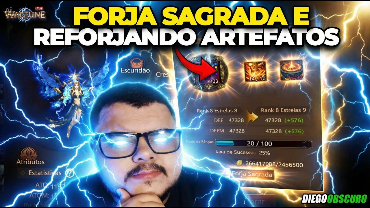 Veja como a Forja Sagrada é importante para subir poder no WarTune Ultra!