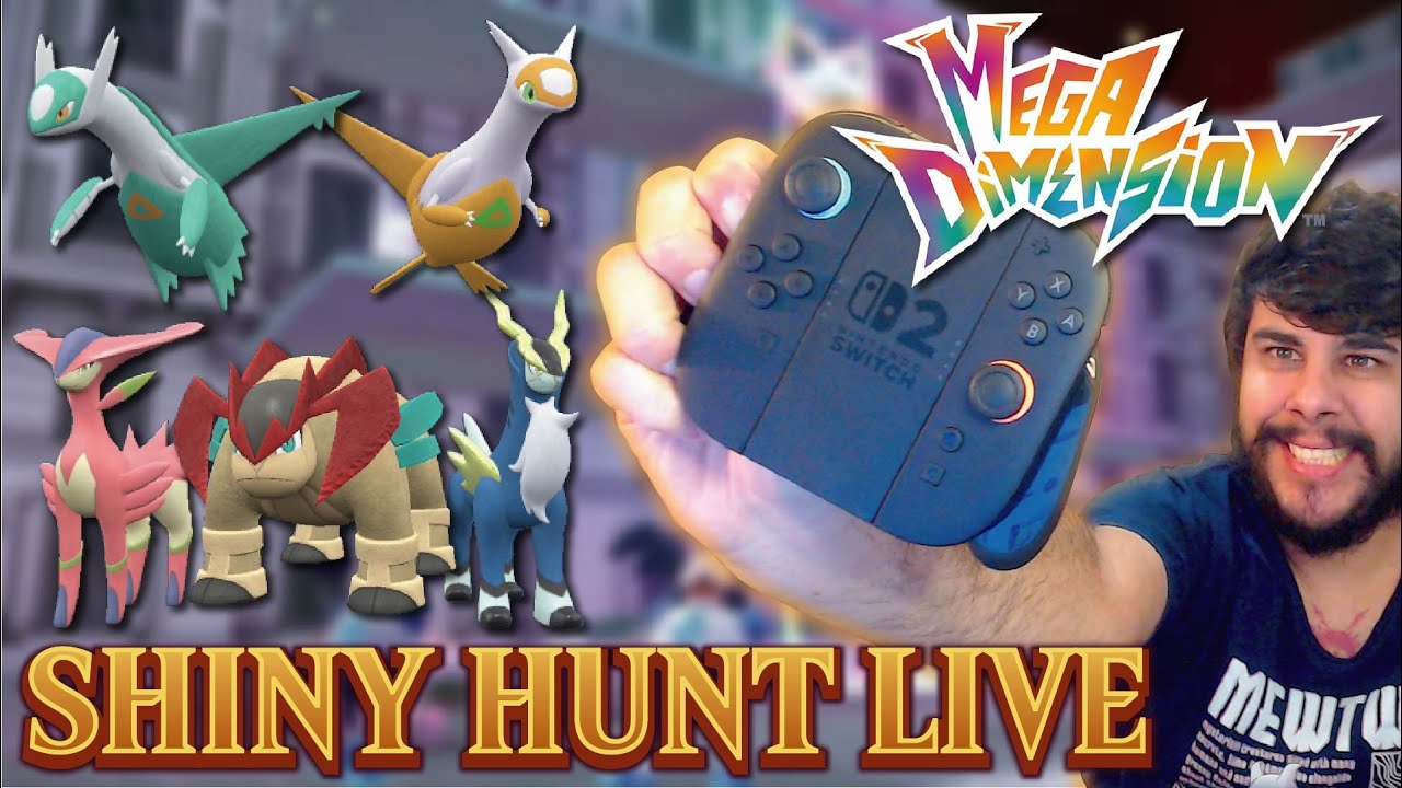 Lendários SHINY HUNT MEGA DIMENSION do Pokémon Legends ZA no Nintendo Switch 2