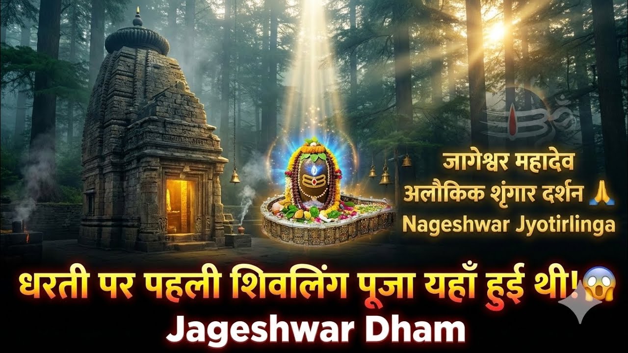 जागेश्वर महादेव अलौकिक दर्शन 🙏 Nageshwar Jyotirlinga | Jageshwar Dham #almora 