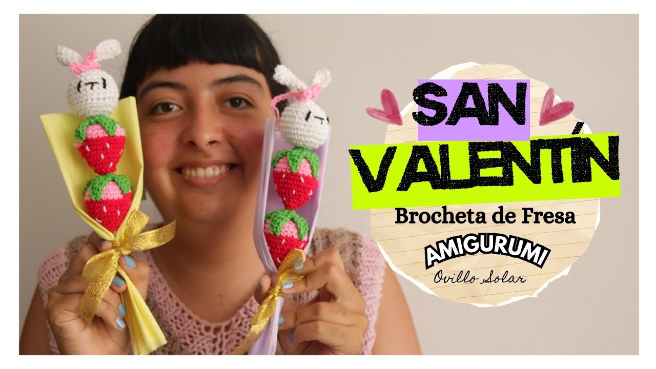 Idea ORIGINAL para regalar en SAN VALENTÍN |  Amigurumi paso a paso | OVILLO SOLAR  🧶☀️