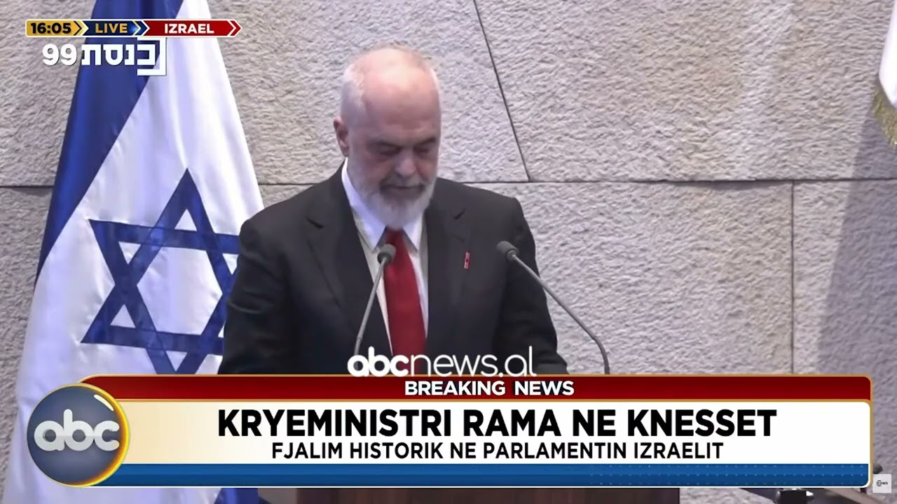 Rama në Knesset, fjalimi historik në parlamentin izraelit: Respekt dhe mirënjohje për këtë mikpritje