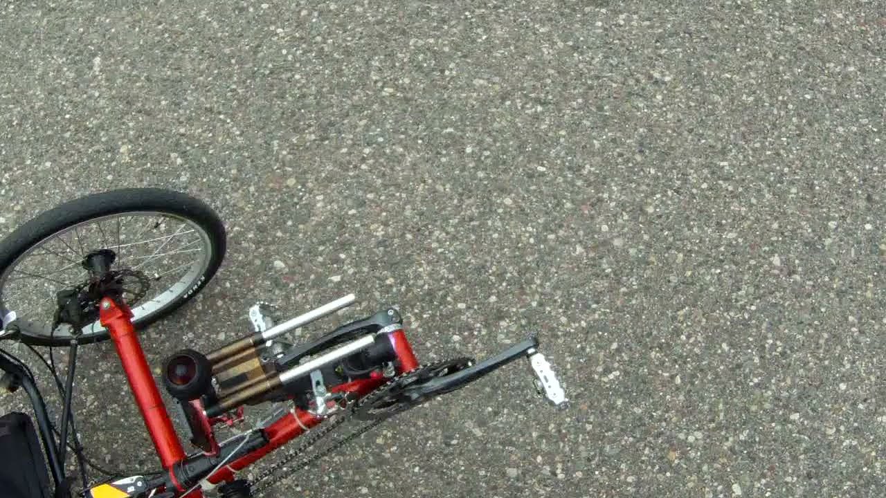WizWheelz TerraTrike Tour  recumbent trike down hill test