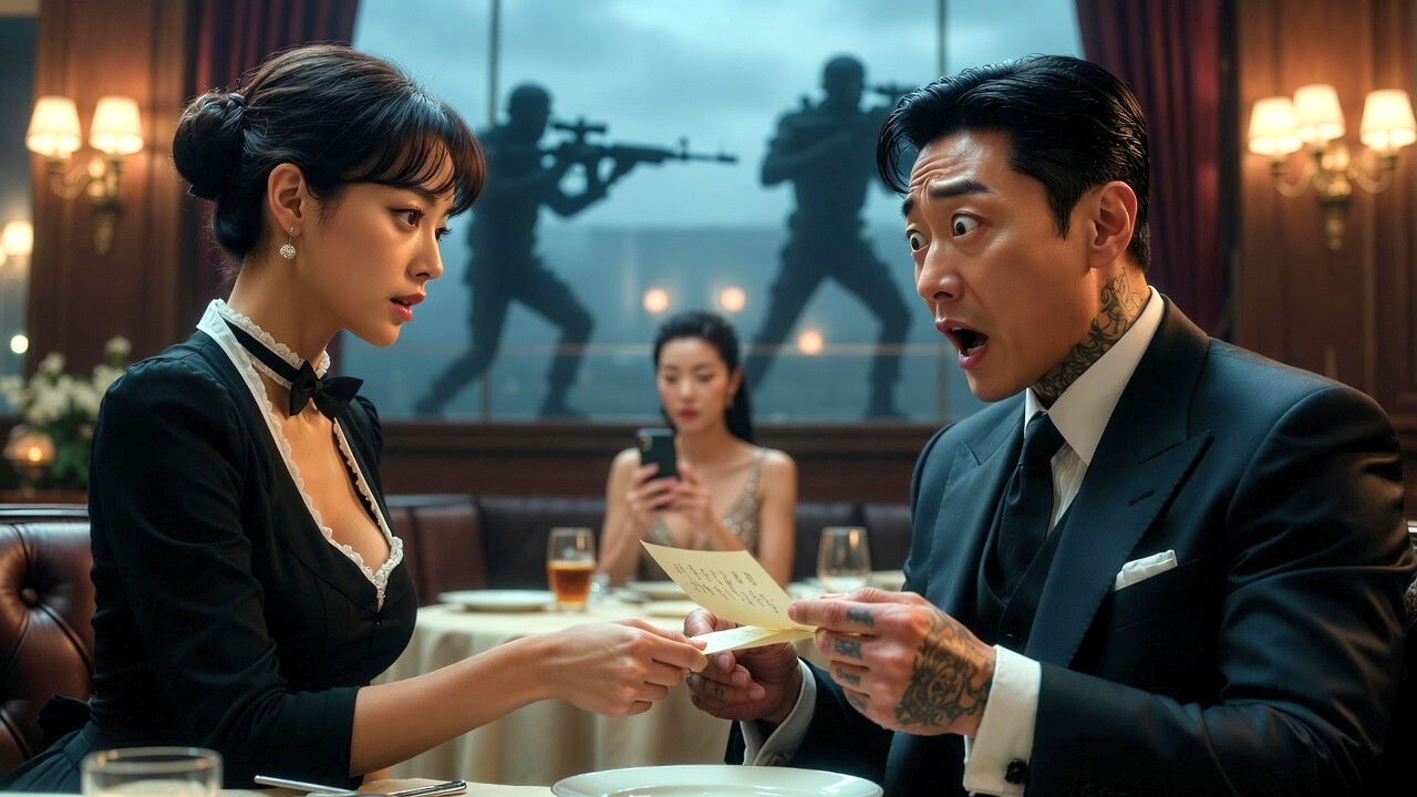 American Waitress Whispers to Mafia Boss: 