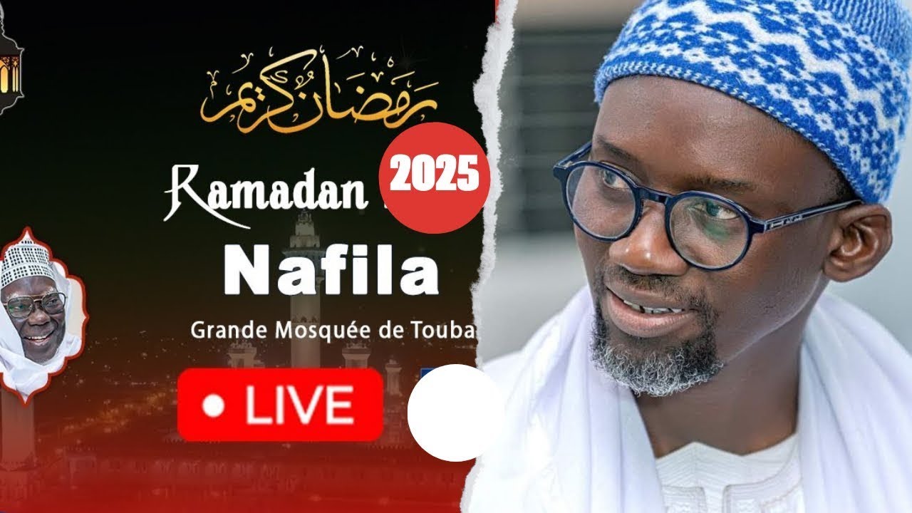 Doha Niane Serigne Fallou Mbacké Imam Fin Kamil Nafila Grande Mosquée de Touba Ramadan 1446H 2025