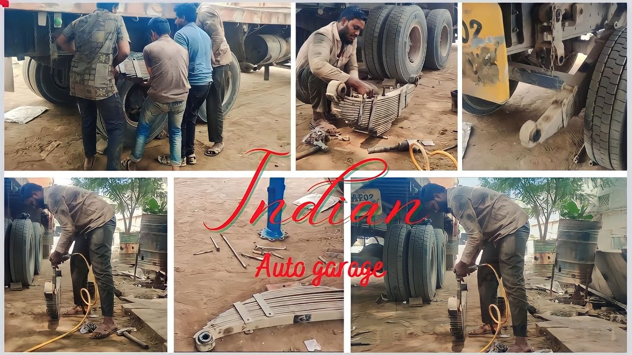 kamani works # Truck suspension work # indian auto garage