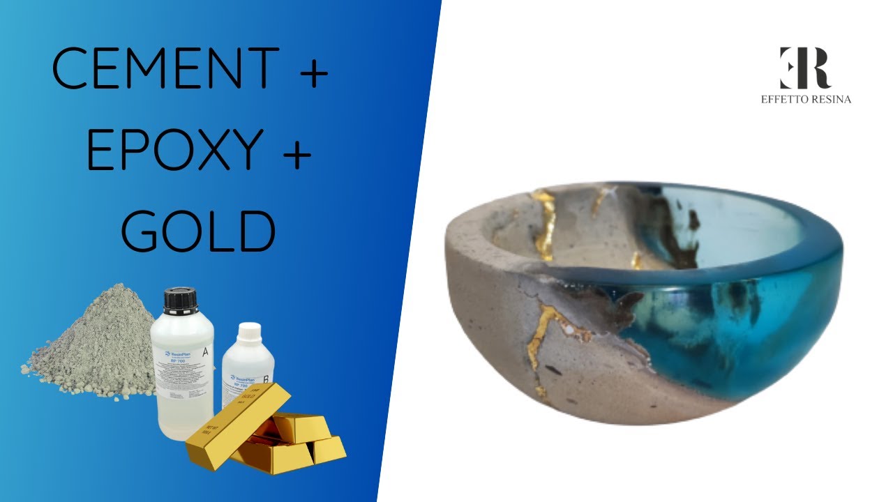 CIOTOLA CEMENTO, RESINA E ORO (KINTSUGI) / CEMENT, EPOXY AND GOLD