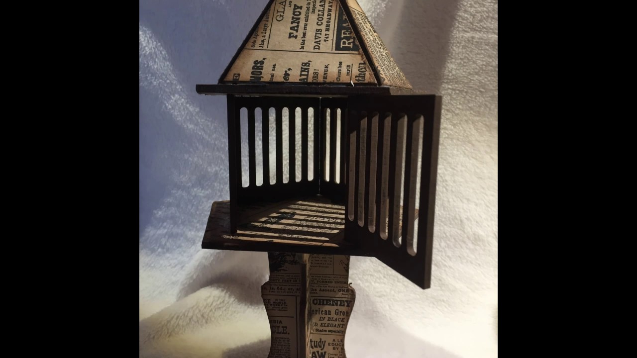 SaCrafters Altered MDF 3D Bird Cage