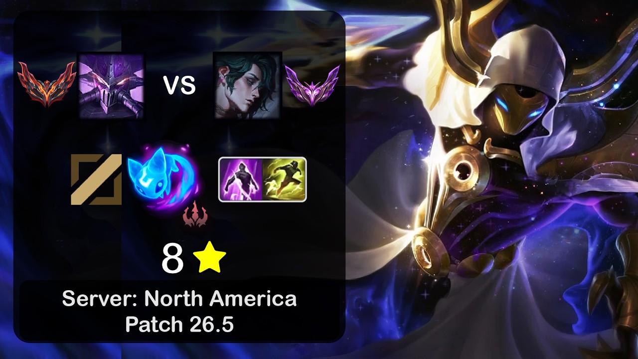 Kassadin Mid vs Hwei - NA GrandMaster - Patch 26.5