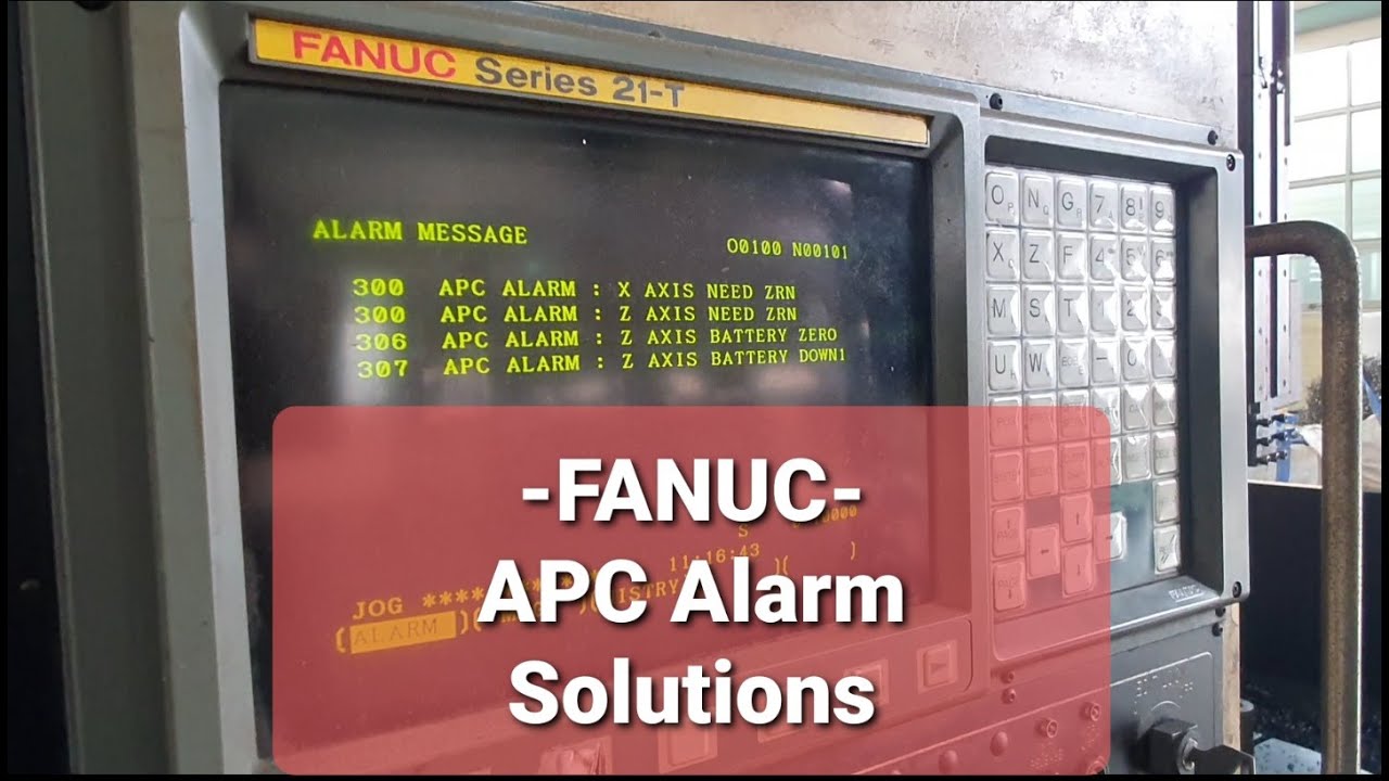 FANUC 21T CNC battery remodel - CNC Lathe, CNC Turning, Parameter, Fanuc as
