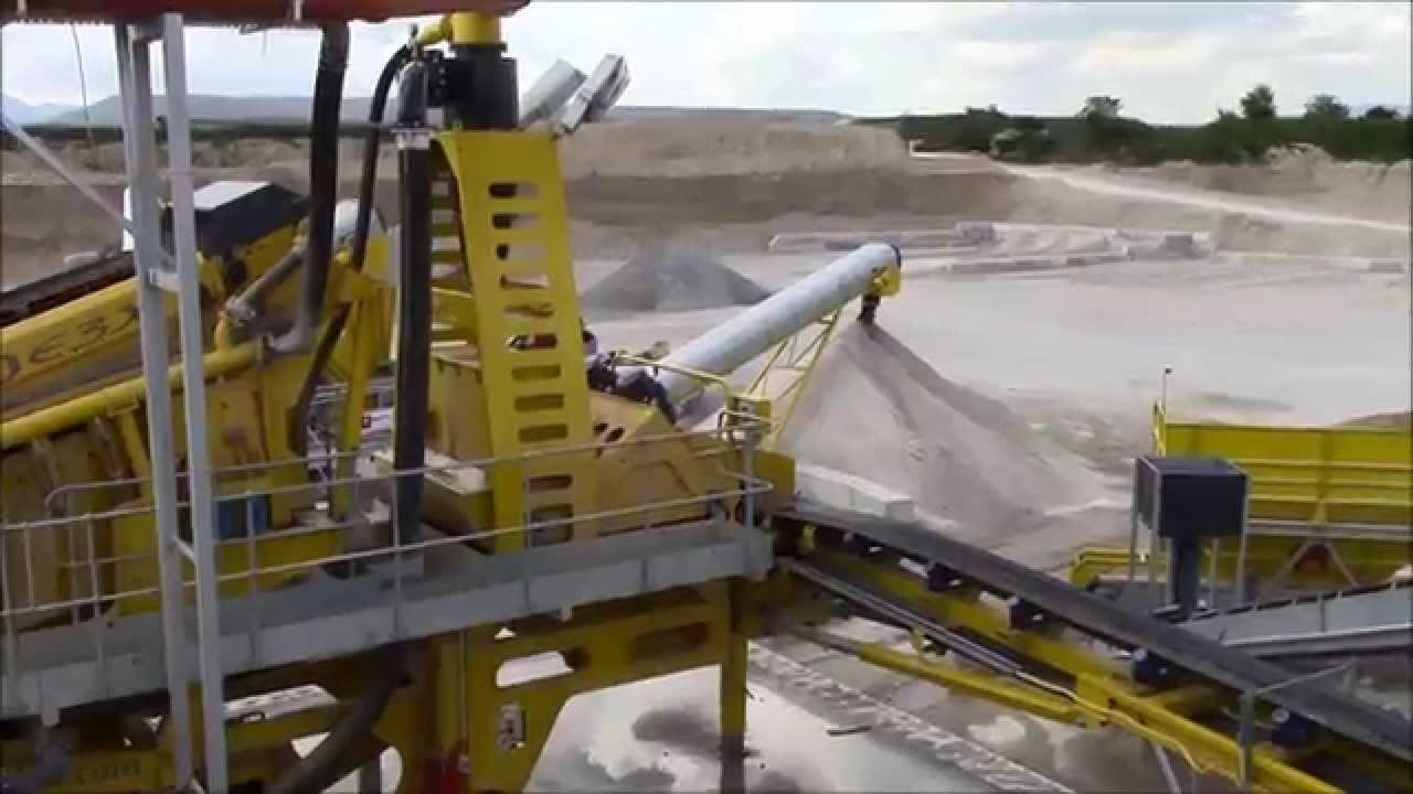 Sand & Kiesaufbereitungsanlage in Österreich