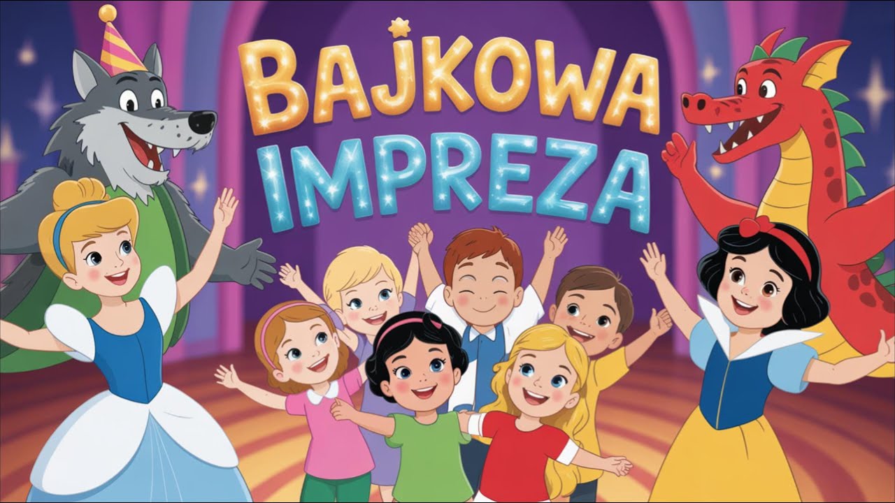 Bajkowa Impreza 🎵 Piosenka na Dzień Postaci z Bajek | Bajkowe Piosenki