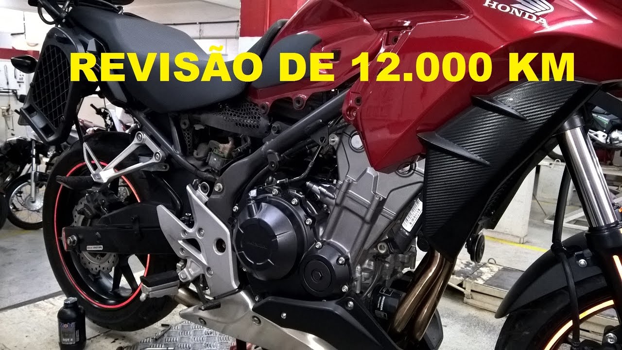 CB 500x Revisão de 12000km