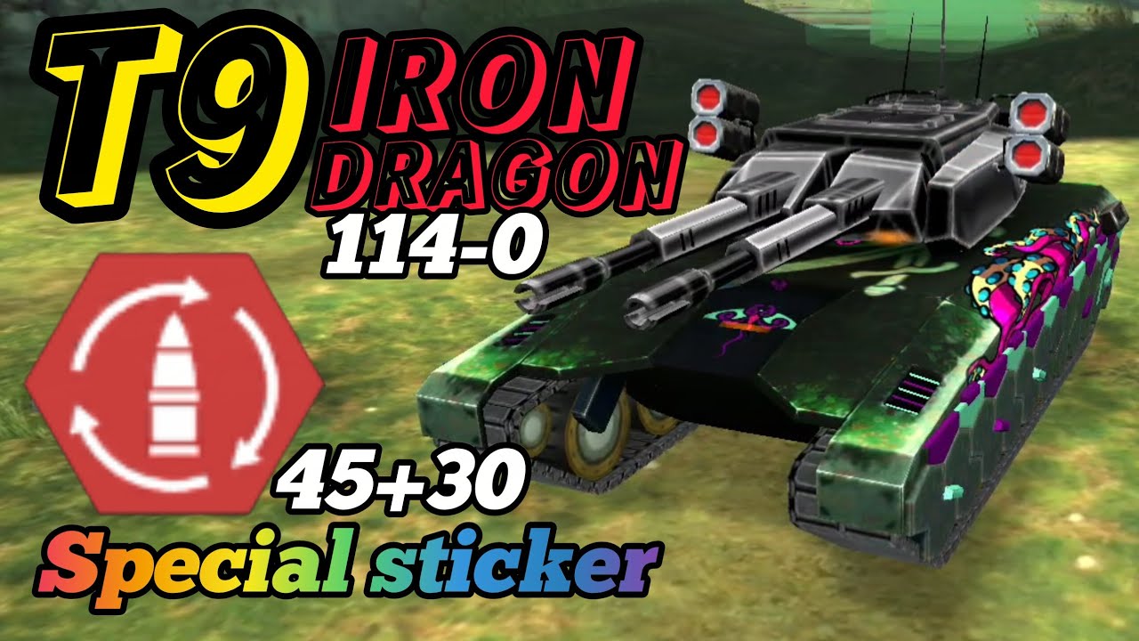 MASSIVE WARFARE: T9 IRON DRAGON FR- SPECIAL STICKERS 45 ATK + 30 FIRE RATE