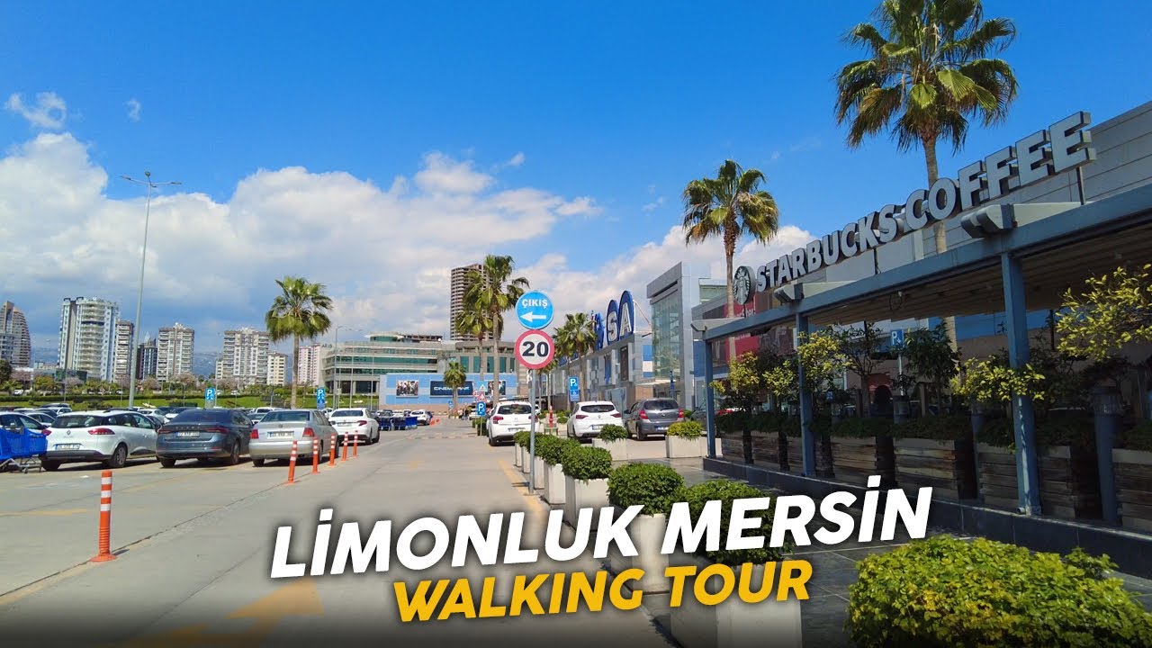 Mersin Yenişehir Limonluk Walking Tour - 4K Türkiye