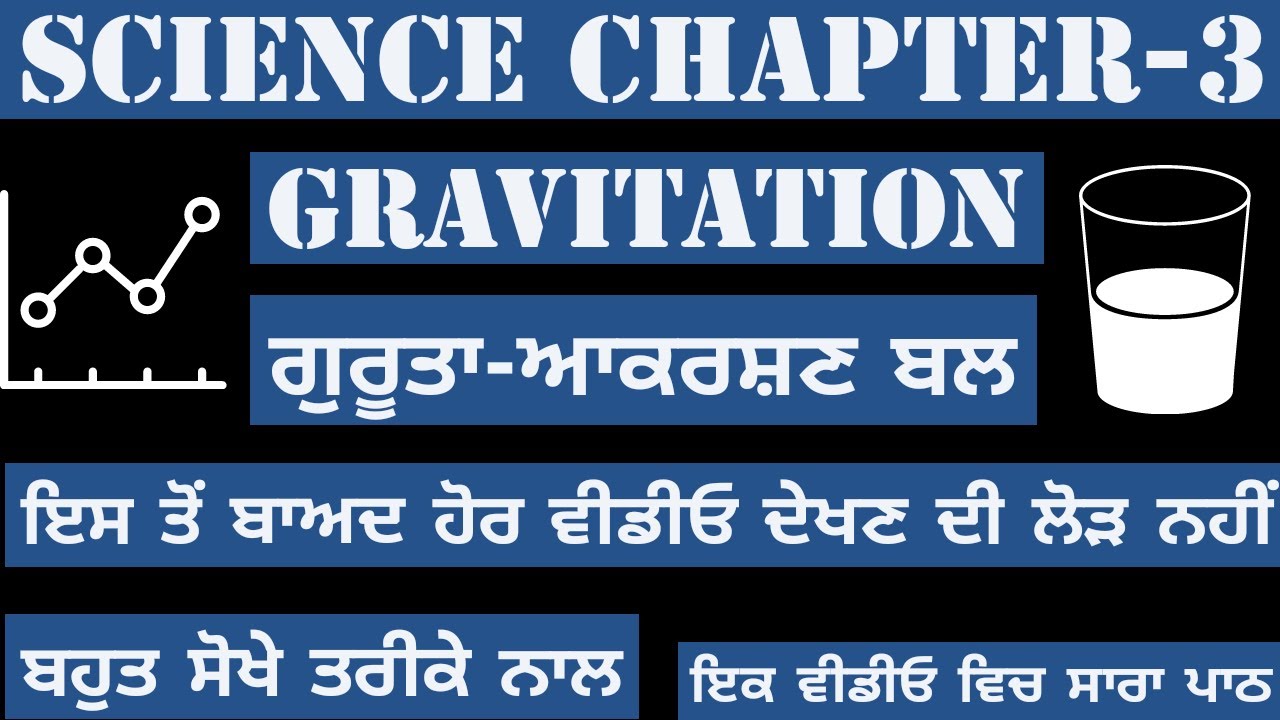 GRAVITATION (ਗੁਰੂਤਾ-ਆਕਰਸ਼ਣ ਬਲ) SCIENCE CHAPTER-3. ETT SECOND PAPER AND 9TH CLASS PSEB. Full.