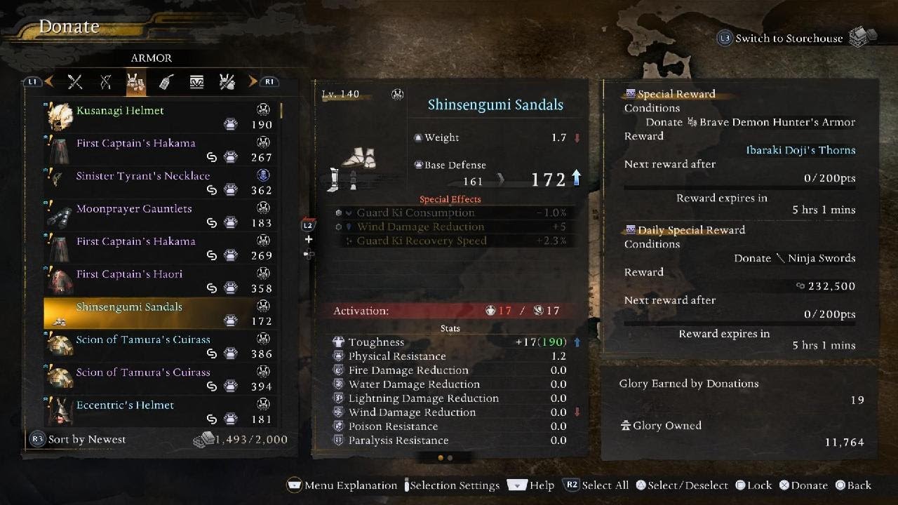Nioh 3 - Shadows of the Three Oni mission