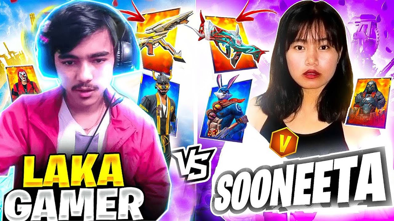 Laka Gamer vs Sooneeta collection verses😱 funny collection verses ever🤣