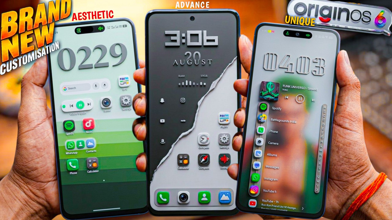 LATEST BRAND NEW 😯 OriginOS 6 Best Customisation 🤩 | For Vivo & iQOO users #vivo #originos6