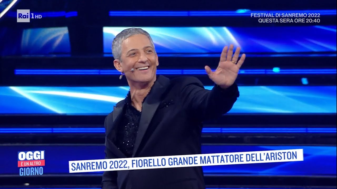 Sanremo 2022, Fiorello grande mattatore dell'Ariston - Oggi è un altro giorno 02/02/2022