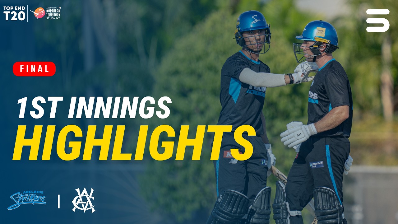 1st Innings Highlights | Victoria Academy vs Adelaide Strikers Academy | Final | Top End T20 | ZP1U