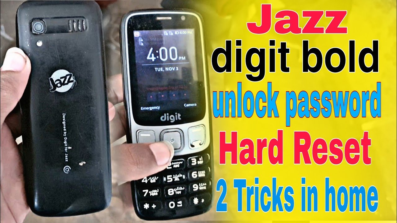 jazz digit bold unlock | How To Unlock Jazz Digit BOLD | jazz digit 4g bold hard reset | umt