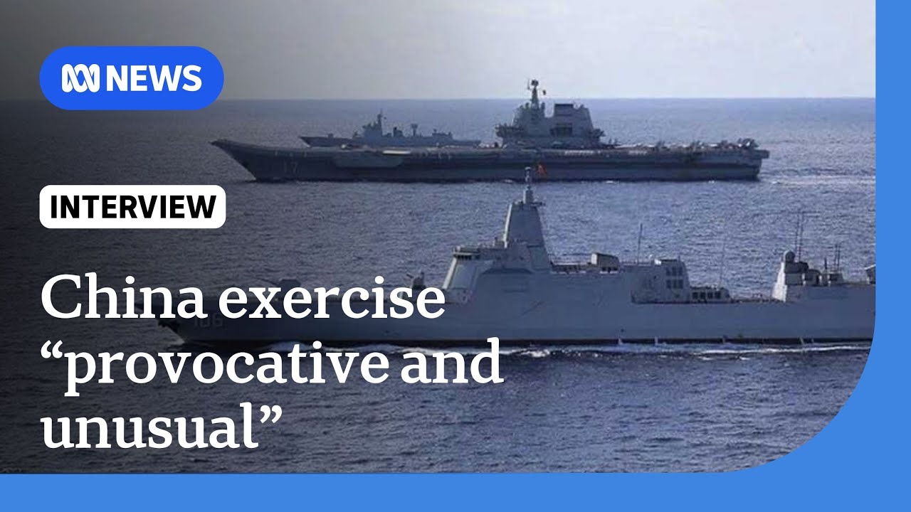 Chinese military actions in Tasman sea 