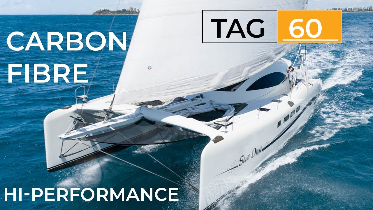 Fast Sailing Catamaran - Carbon Fibre High Performance TAG 60