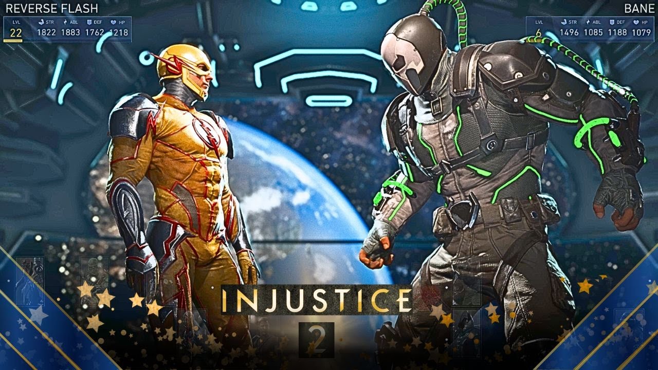 Injustice 2 - Reverse Flash Vs. Bane