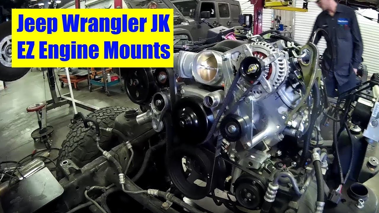 Jeep Wrangler JK V8 EZ Engine Mounts