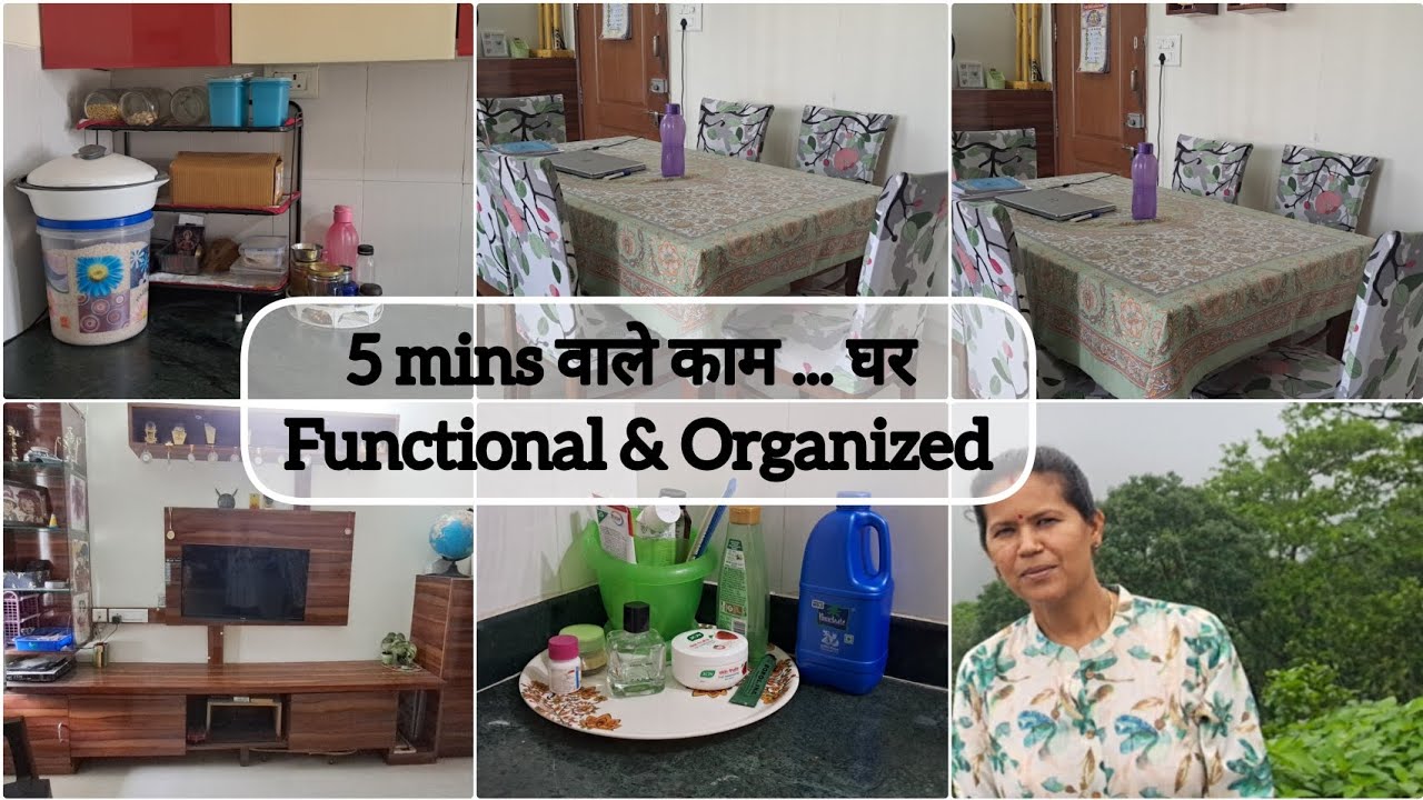 Organized and Functional Home Organization Tips... just 5mins work