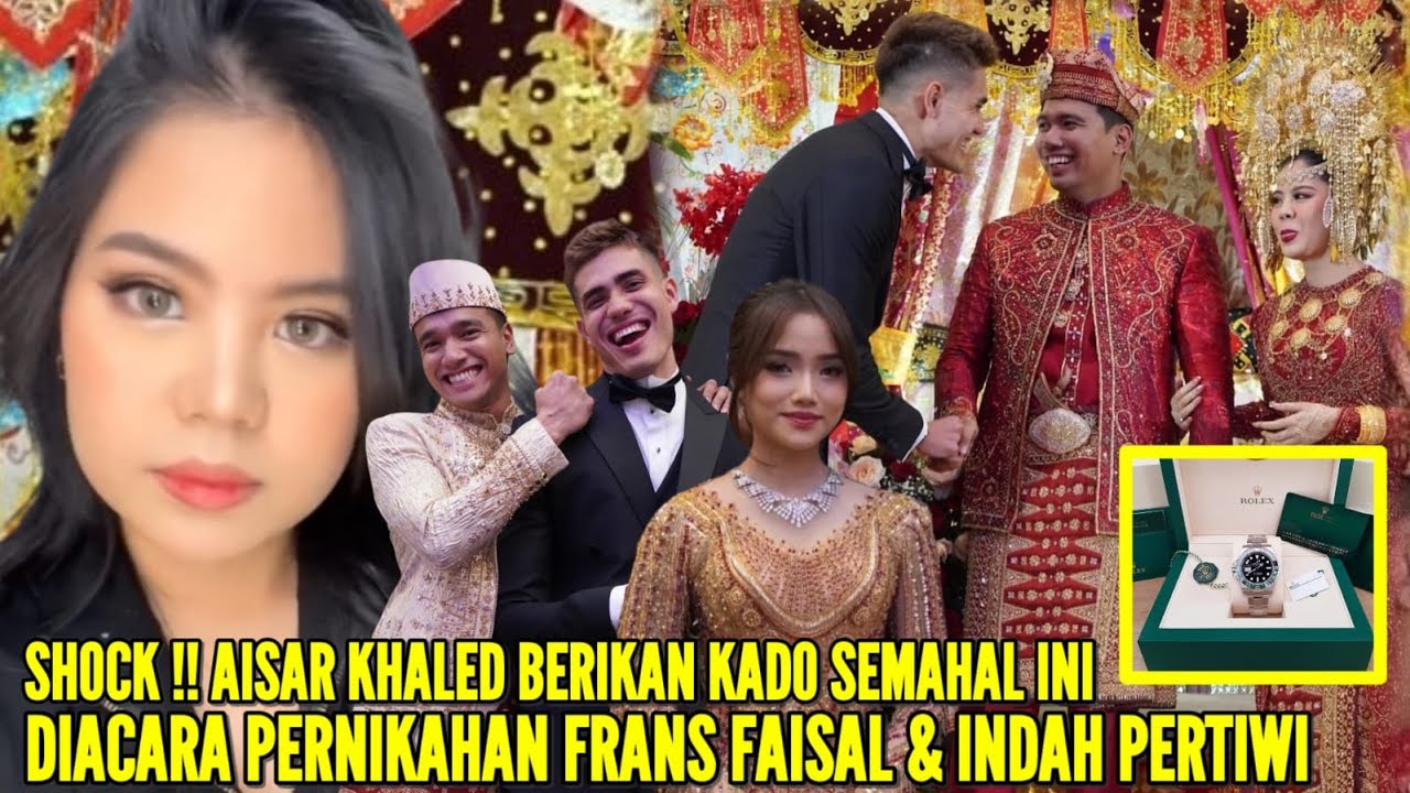 INDAH TRI PERTIWI SAMPAI GELENG2 KEPALA AISAR KHALED BERIKAN KADO SEMAHAL INI UNTUK FRANS FAISAL