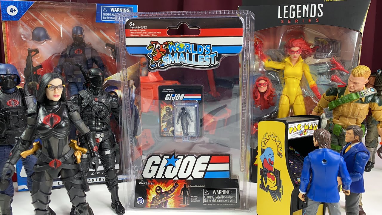 World’s Smallest G.I. Joe Snake Eyes action Figure and Other Stuff LIVE