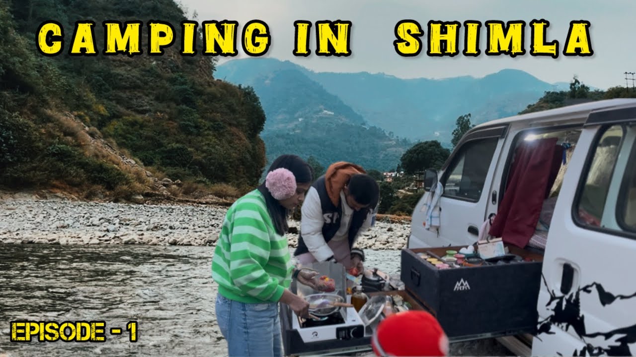 ||CAMPING IN SHIMLA😍🏕️|| luxury camping✨#viralvideo #youtubevideo 