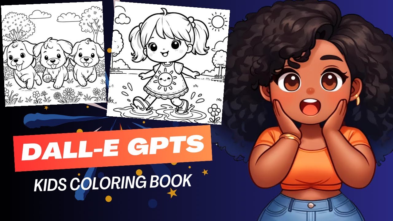 Best Dall-e GPTs for Creating Kids Coloring Pages and Books