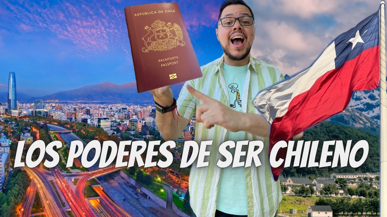 la SUERTE de ser CHILENO tener el PASAPORTE más PODEROSO de LATINOAMERICA y del MUNDO 🇨🇱