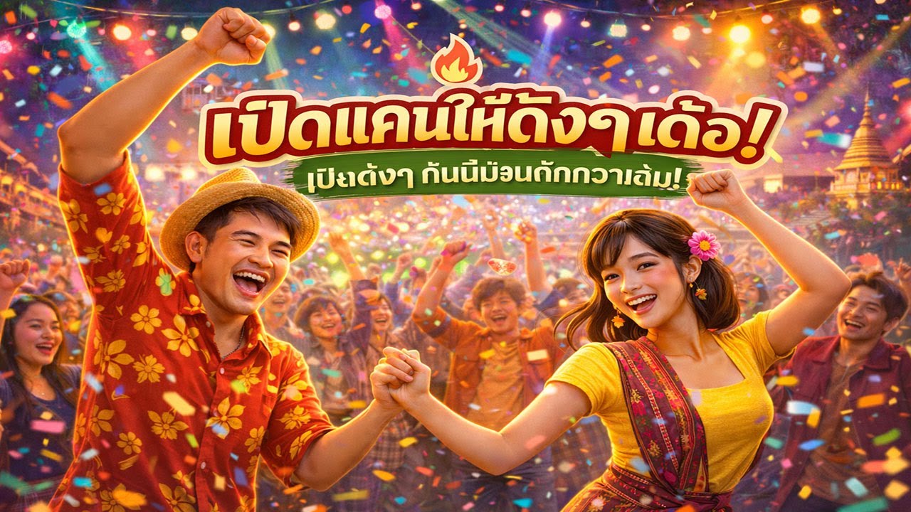 เปิดแคนให้ดังๆ - Morlam Pop Party Duet | Thai Isan Dance Song