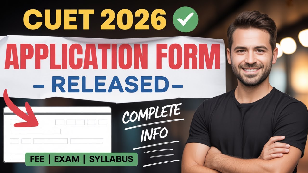 CUET UG 2026 Notification OUT 🔥 | Registration Link, Fees & Important Dates