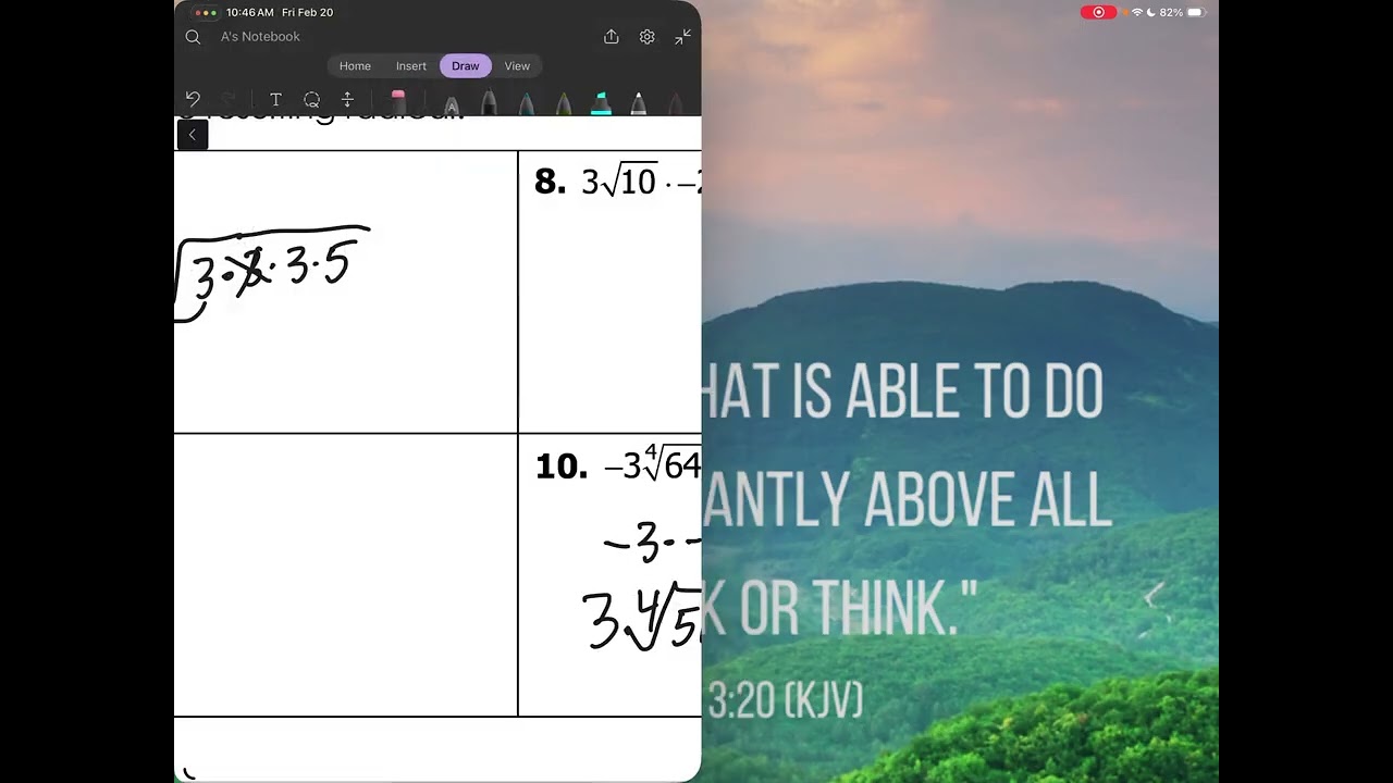 Math 2 Unit 3 Lesson 3: Add, Subtract, and Multiply Radicals