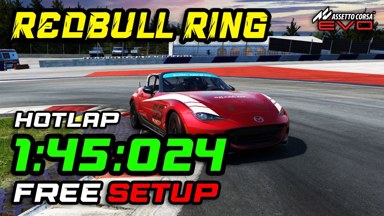 🏁 MAZDA MX-5 CUP | RED BULL RING | HOTLAP ⏱️ 1:45.024 | 🎮 AC EVO 0.3.2 | 🛠️ SETUP