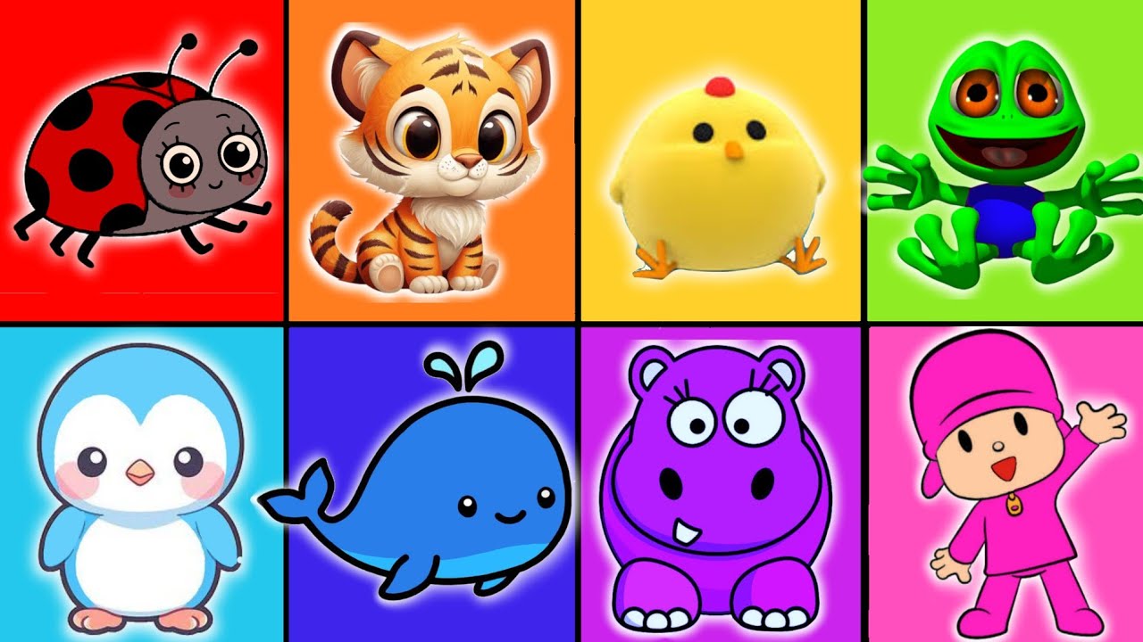 🎶🌈La Canción de los Colores de La Granja de Zenón - Canciones Infantiles Educativas🌈🎶