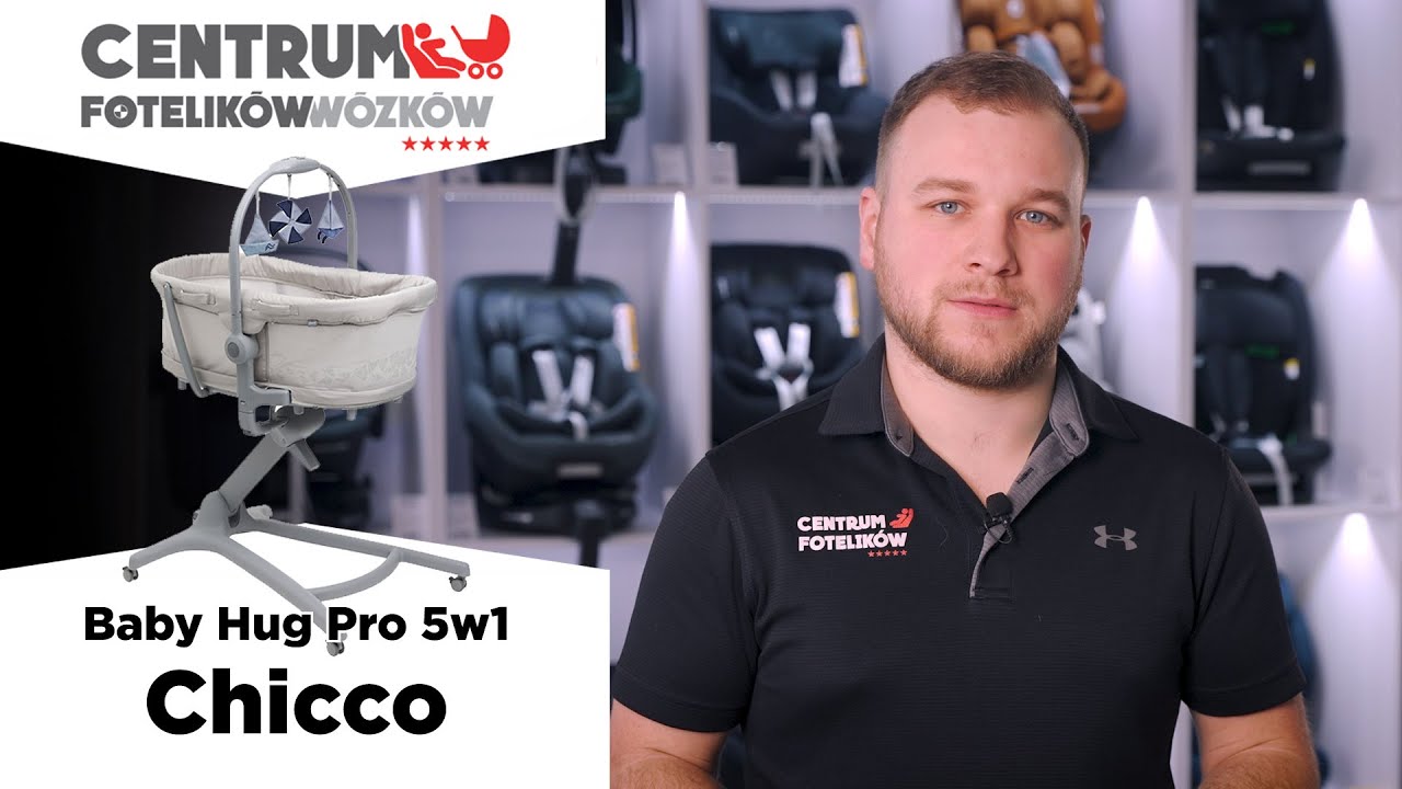 CHICCO Baby Hug Pro 5w1 - wielofunkcyjne ł&oacute;żeczko dla dziecka - CFW #049