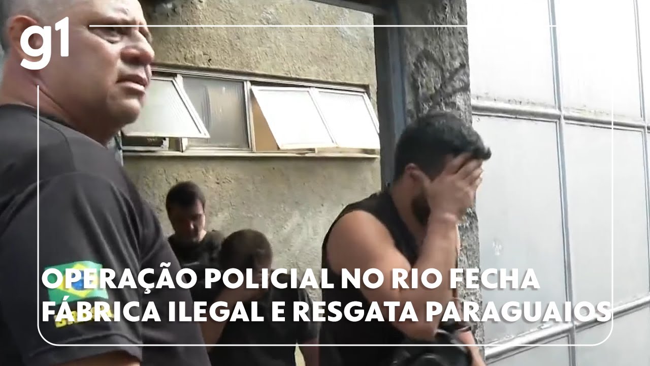 Operação policial fecha fábrica clandestina de cigarros no Rio e resgata paraguaios escravizados