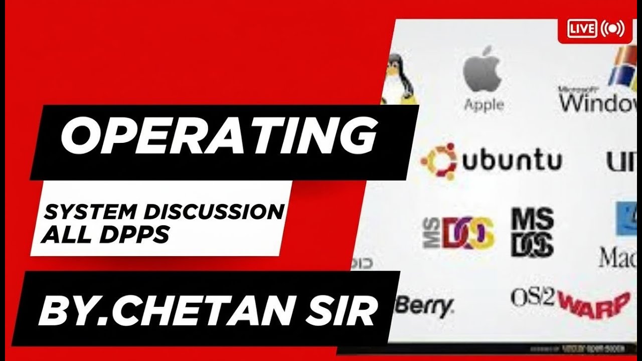 Operating System | Full DPPS Discussion | Important for MCA, NIMCET & CUET PG | By Chetan Sir