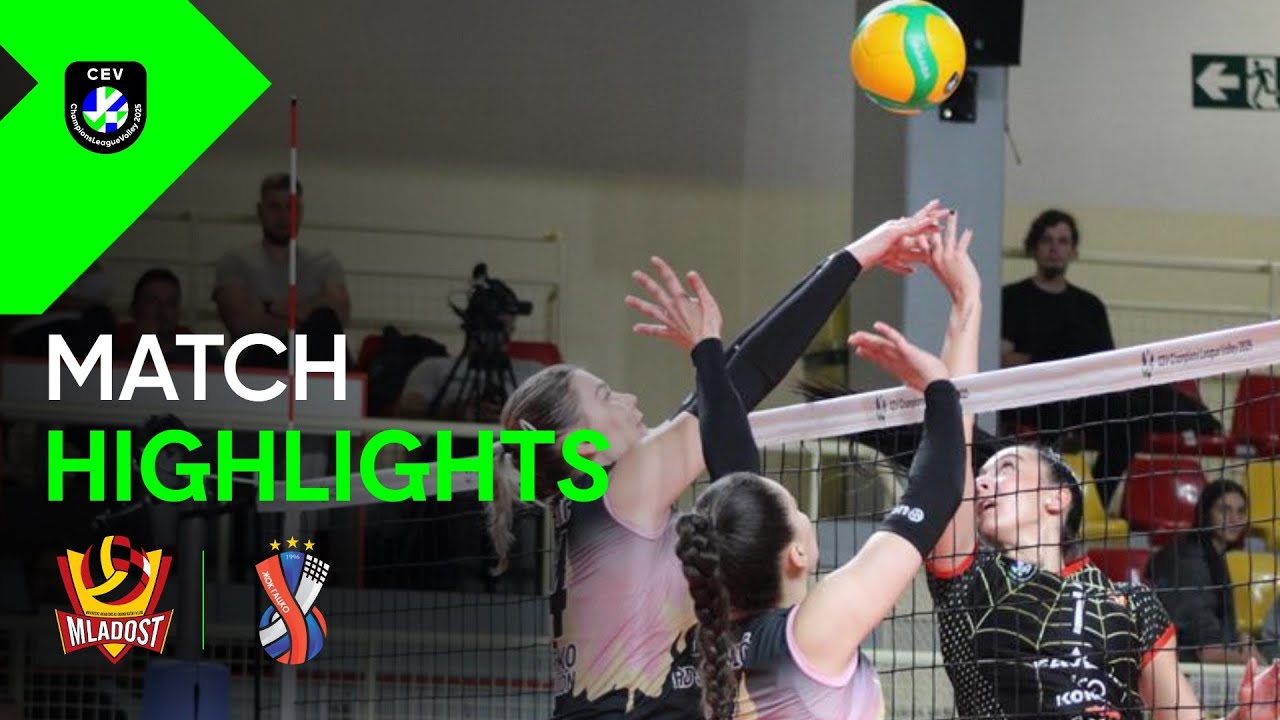 Highlights I Mladost ZAGREB vs. ŽOK GACKO RD Swisslion I CEV Champions League Volley 2025