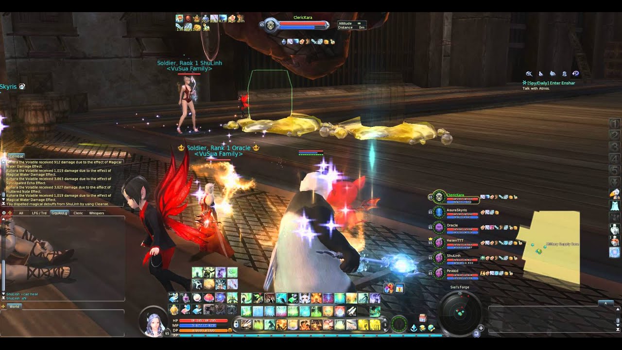 Aion US 4.8 Siel - Occupied Rentus Base Gameplay Cleric - (Jul 17 2015)