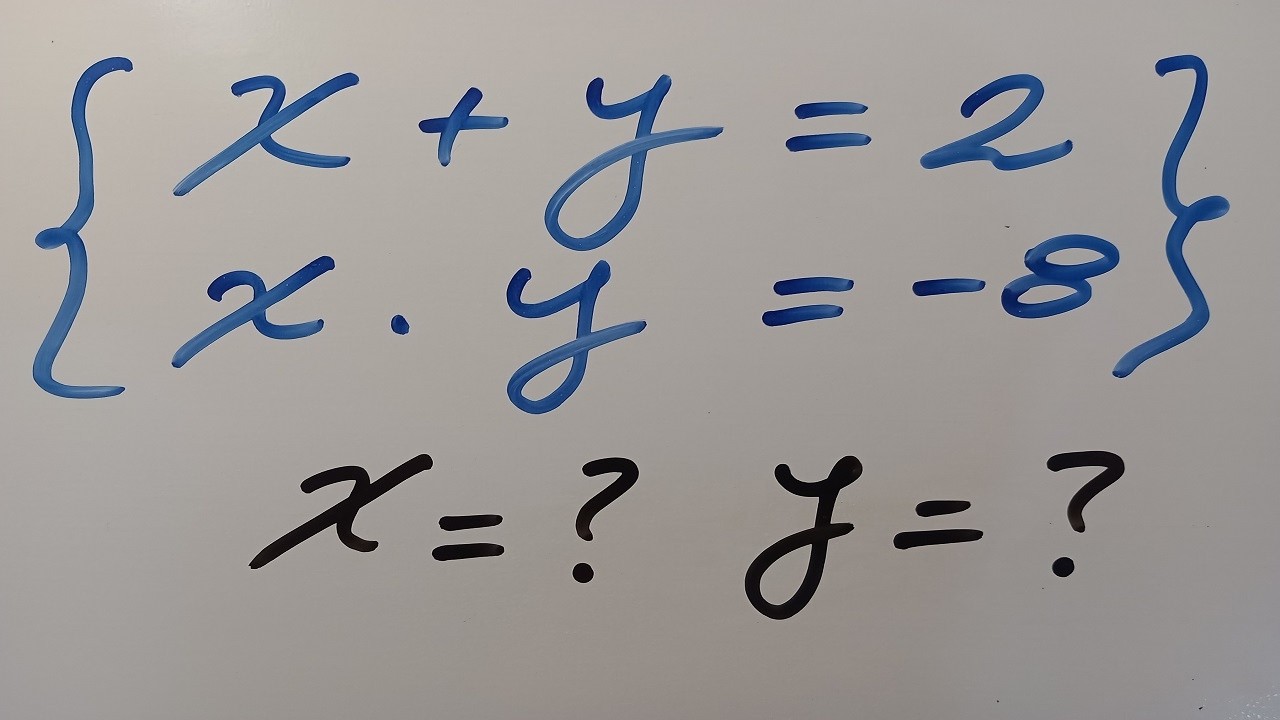Hermoso Sistema de Ecuaciones! ¿Puedes Hallar X,Y? Universidad de Buenos Aires (UBA)